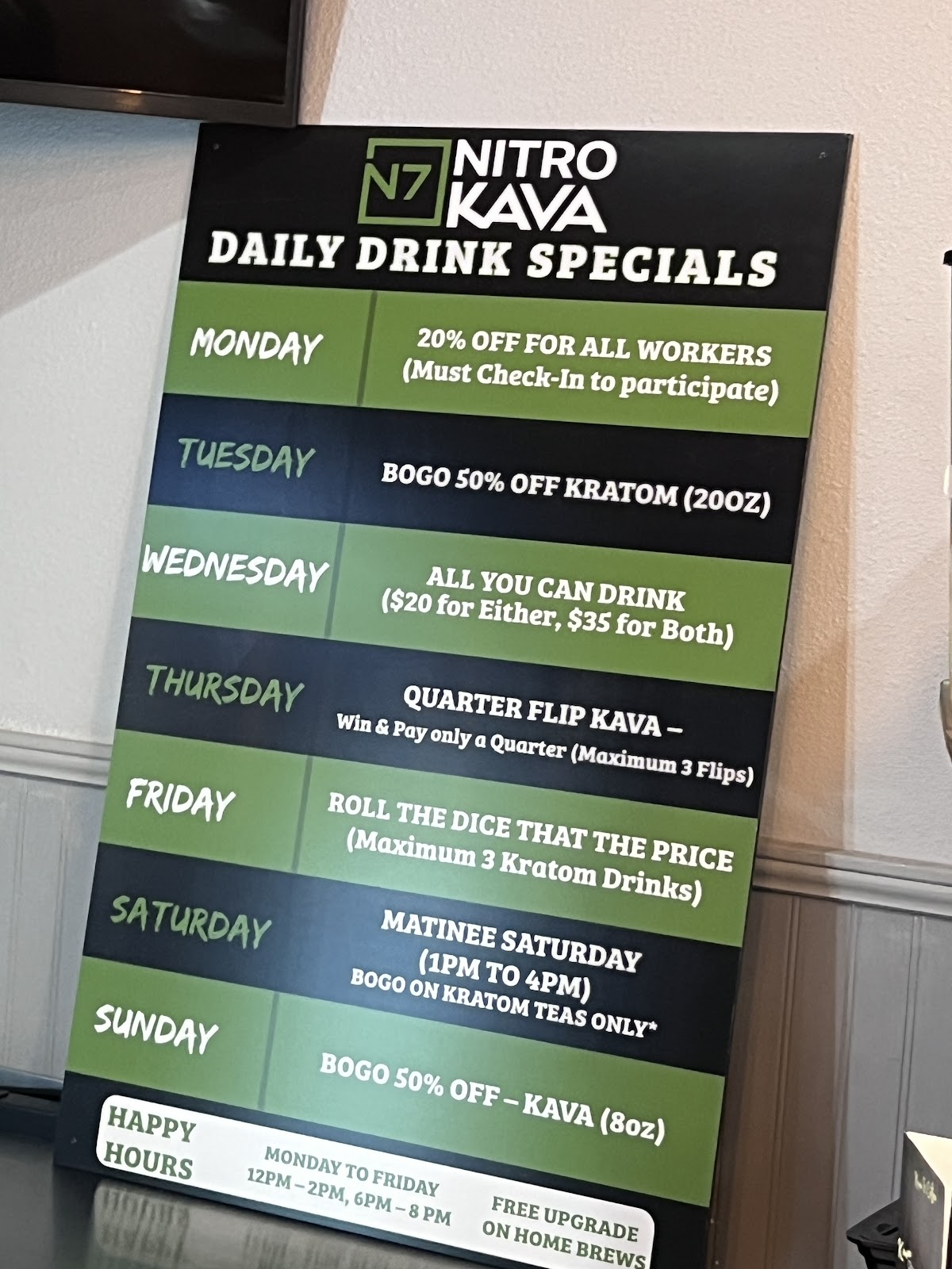 N7 Nitro Kava Bar US 19 Clearwater